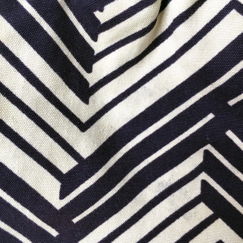 Old Navy Brown/Cream Geometric Fabric Purse